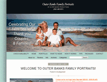 Tablet Screenshot of outerbanksfamilyportraits.com